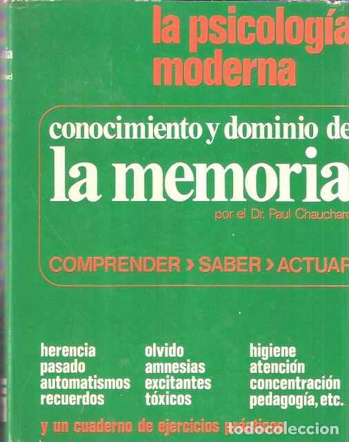 Libros: Conocimiento y dominio de la memoria - Chauchard, Paul - Foto 1