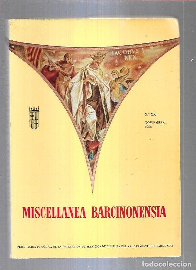 Libros: MISCELLANEA BARCINONENSIA. N&ordm; XX - VARIOS - Foto 1