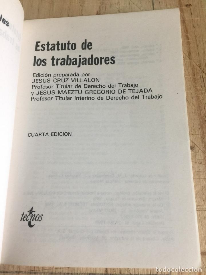 Libros: Estatuto de los trabajadores - Foto 4