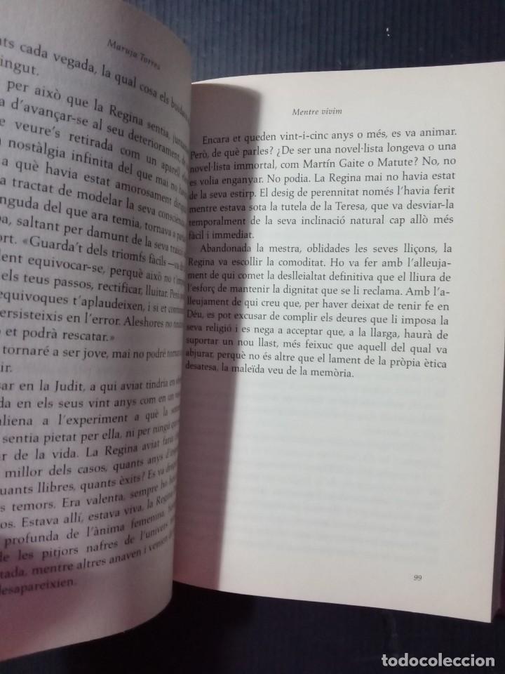 Libros: Marius Torres.Mentre vivim. - Foto 3
