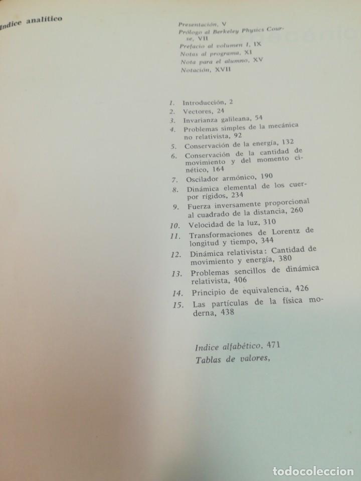 Libros: VV.AA Mec&aacute;nica. Berkeley physics course V. 1 SA5869 - Foto 2