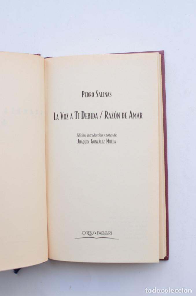 Libros: La voz a ti debida. Raz&oacute;n de amor - SALINAS, Pedro - Foto 2