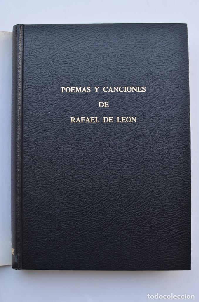 Libros: Poemas y canciones de Rafael de Le&oacute;n - LEON, Rafael de - Foto 2