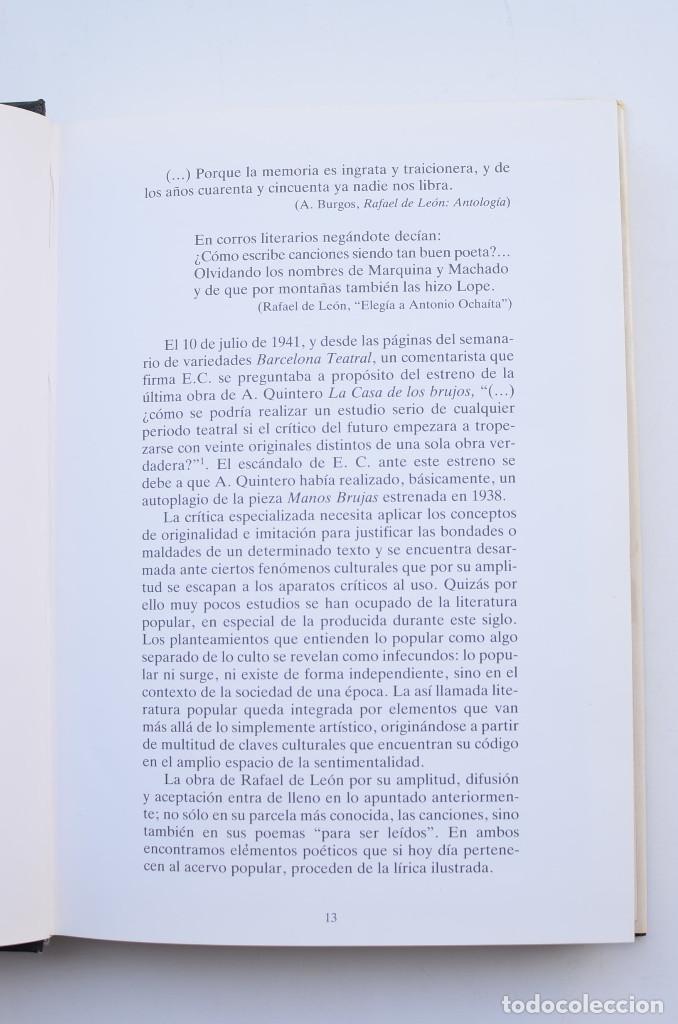 Libros: Poemas y canciones de Rafael de Le&oacute;n - LEON, Rafael de - Foto 4