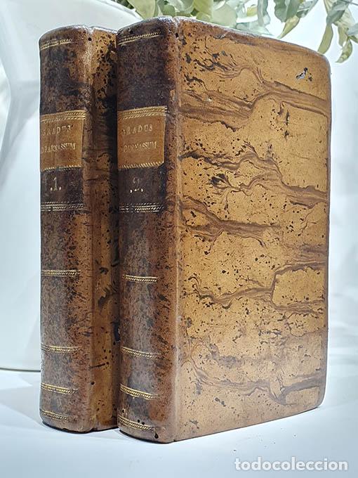 B&uuml;cher: Gradus ad Parnassum, sive Bibliotheca Musarum, vel Novus Sinonymorum, ac Versum Thesaurus. 2 Vols.