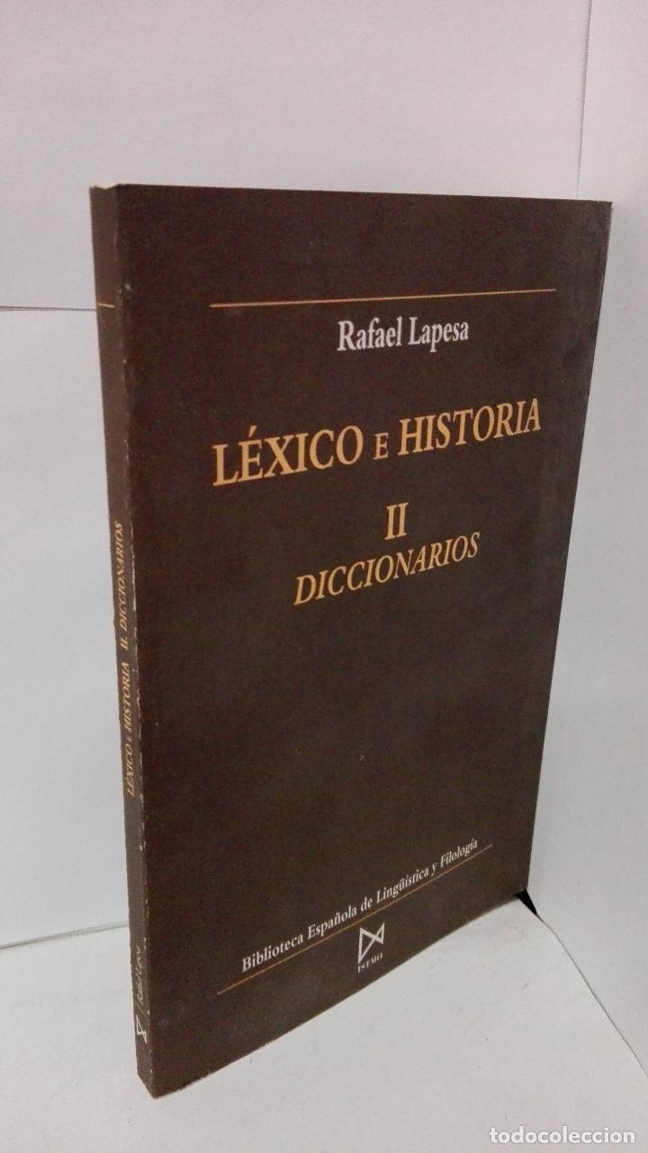 Libros: LEXICO E HISTORIA II - DICCIONARIOS - Lapesa, Rafael - Foto 1
