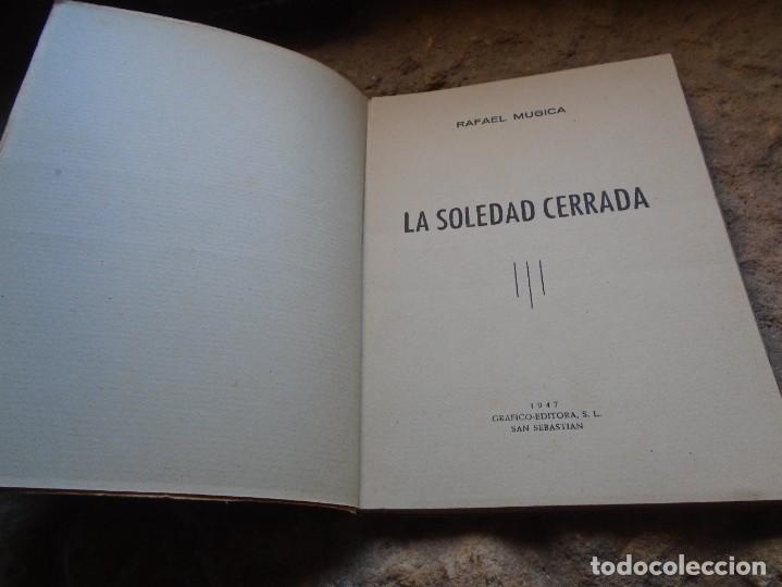 Libros: LA SOLEDAD CERRADA. - (Gabriel Celaya) M&Uacute;GICA, Rafael. - Foto 5