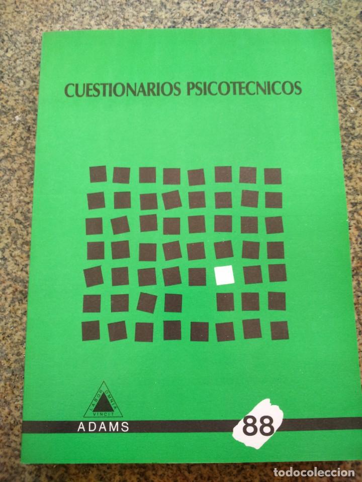 Libros: CUESTIONARIOS PSICOTECNICOS -- ADAMS 1988 -- - Foto 1