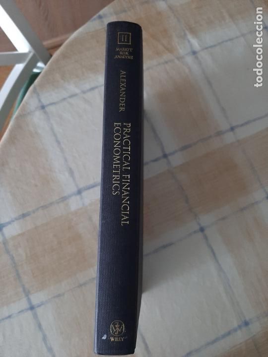 Libros: CAROL ALEXANDER - MARKET RISK ANALYSIS - VOL 2 - PRACTICAL FINANCIAL ECONOMETRICS - Foto 1