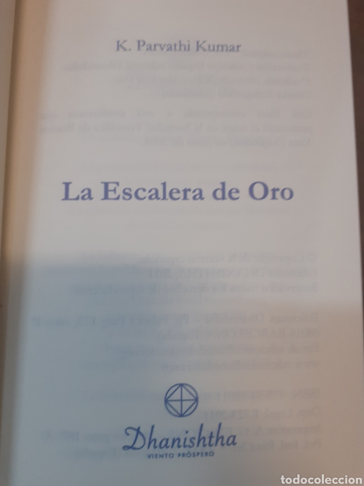 Libros: LA ESCALERA DE ORO - PARVATHI KUMAR,K. - Foto 3