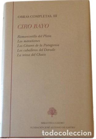 Libros: BAYO, Ciro.- - Obras completas, III. - Foto 2