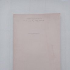 Libros: CORRESPONDENCIA ENTRE FALLA Y ZULOAGA 1915-1942 AYUNTAMIENTO DE GRANADA 1982. Lote 361837185