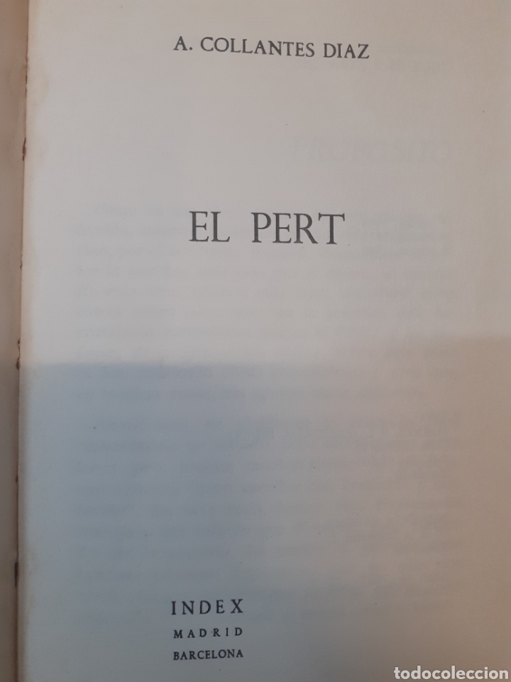Libros: EL PERT - COLLANTES DIAZ,A. - Foto 2