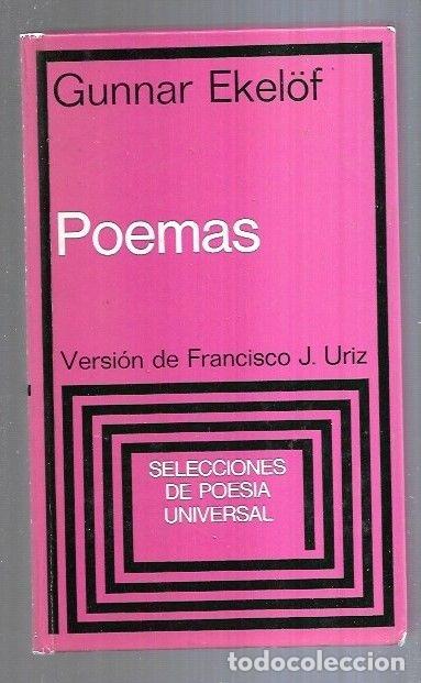 Libros: POEMAS - EKELOF, GUNNAR - Foto 1