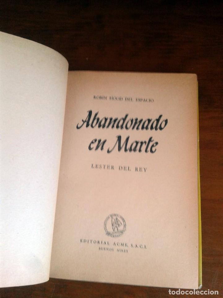 Libros: Lester del Rey - ABANDONADO EN MARTE - Foto 6