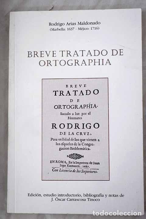 Libros: Breve tratado de ortographia.- Rodrigo de la Cruz - Foto 1
