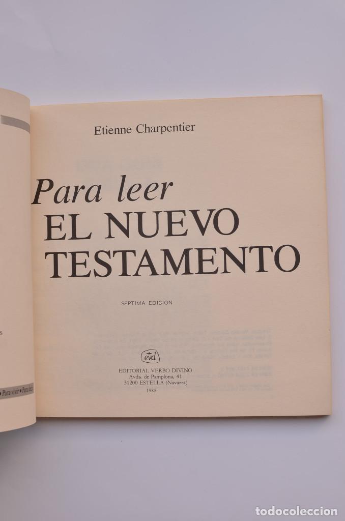 Libros: Para leer el Nuevo Testamento - CHARPENTIER, Etienne - Foto 2