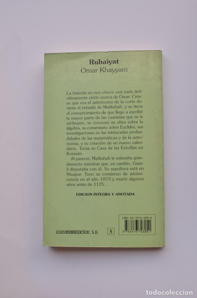 Libros: Rub&aacute;iy&aacute;t - KHAYYAM, Omar - Foto 5