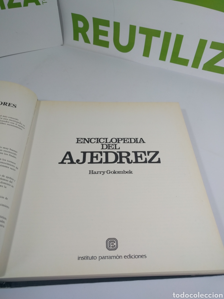 Libros: Enciclopedia del ajedrez. Harry Golombek. Parramon ediciones. - Foto 2