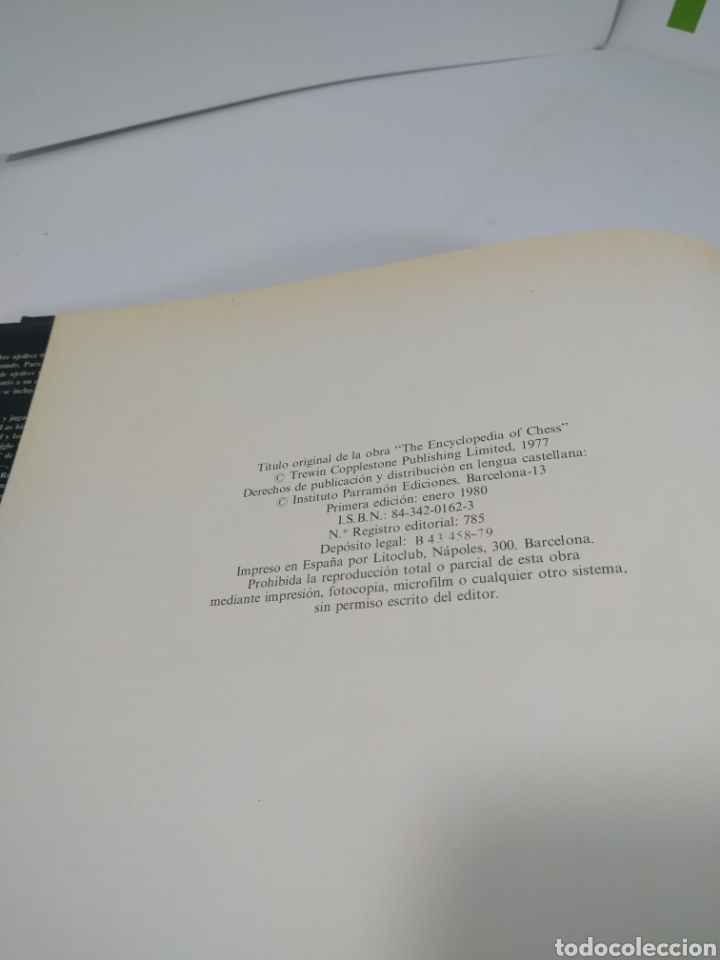 Libros: Enciclopedia del ajedrez. Harry Golombek. Parramon ediciones. - Foto 3