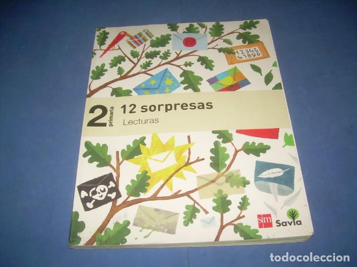 Libros: 12 SORPRESAS LECTURAS. 2 PRIMARIA 2&ordm;. SM 2015. LIBRO DE TEXTO ESCOLAR - Foto 1