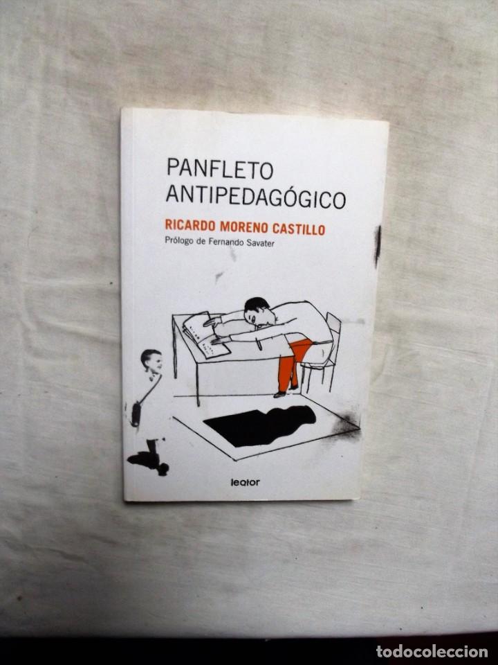 Libros: PANFLETO ANTIPEDAGOGICO DE RICARDO MOREBO CASTILLO
