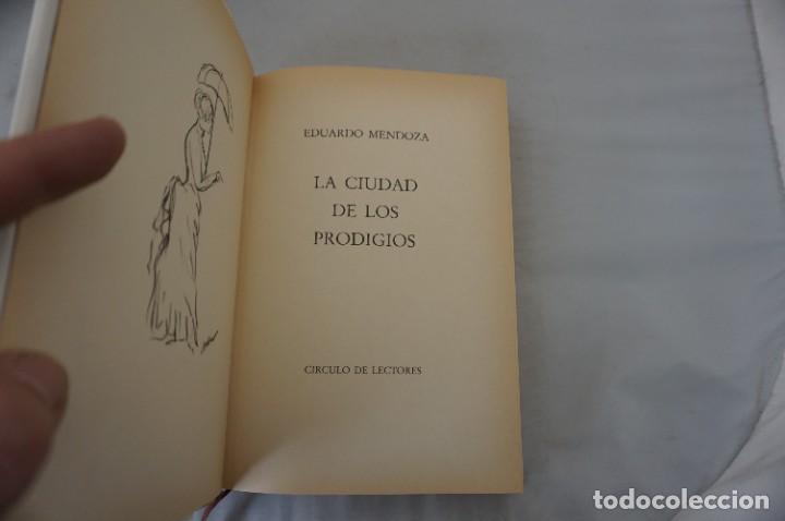 Libros: 4B0/ LA CIUDAD DE LOS PRODIGIOS - EDUARDO MENDOZA / CIRCULO DE LECTORES - Foto 3