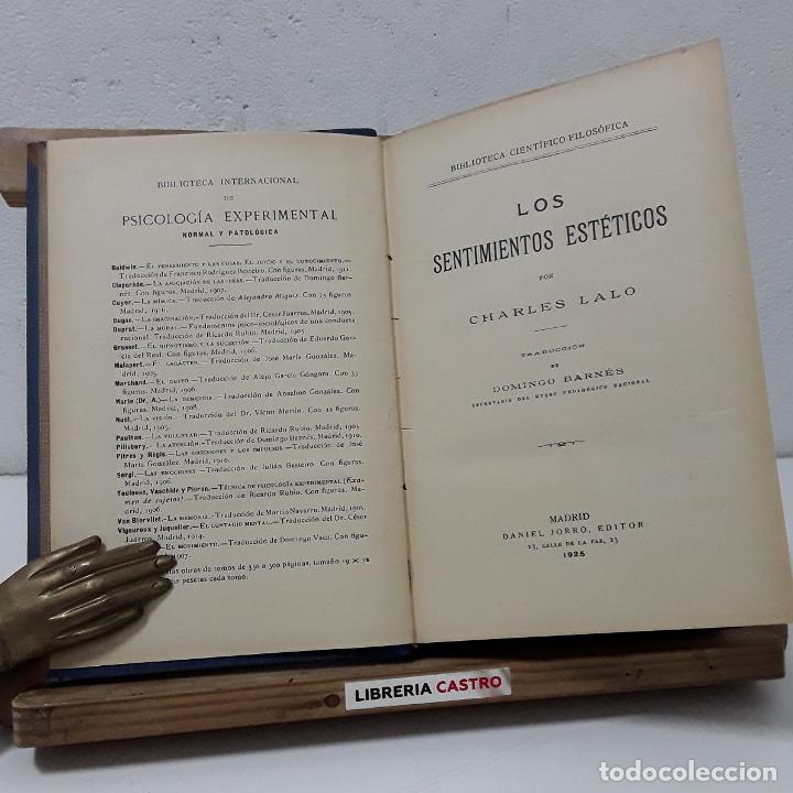 Libros: Los sentimientos est&eacute;ticos - Charles Lalo - Foto 1