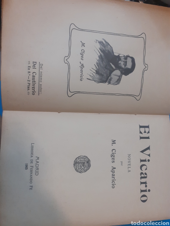 Libros: EL VICARIO.1&ordf; Edicion - CIGES APARICIO, M. - Foto 4