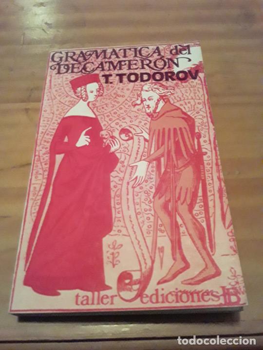 books: GRAMATICA DEL DECAMERON.T.TOROROV.TALLER EDICIONES.1973.187 PAGINAS.
