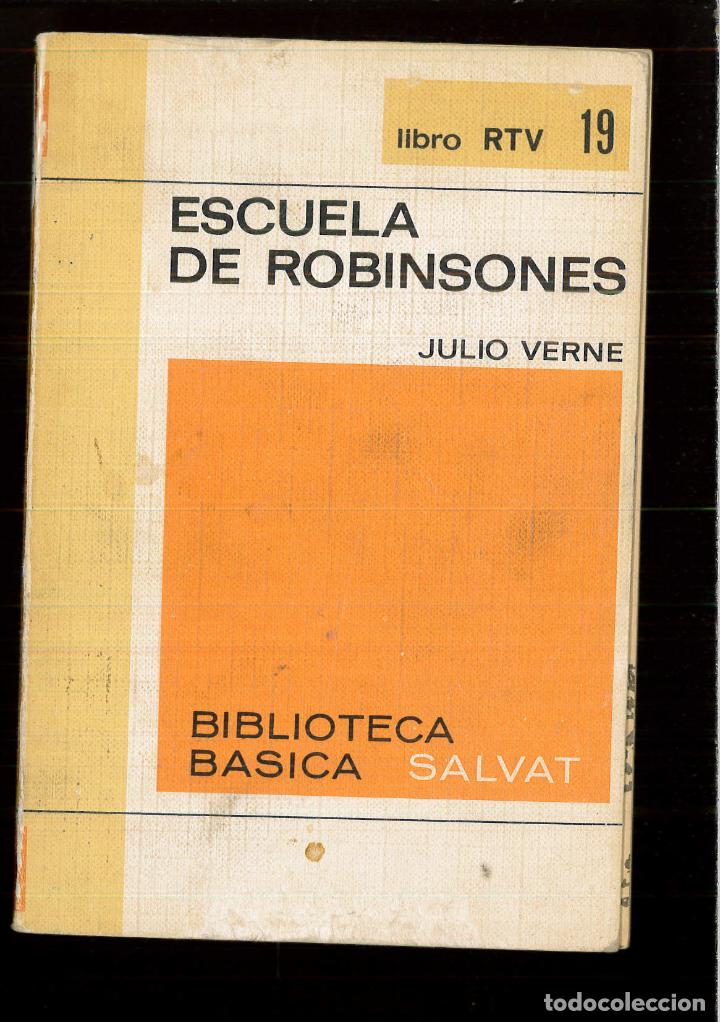 Libros: ESCUELA DE ROBINSONES - JULIO VERNE - Foto 1