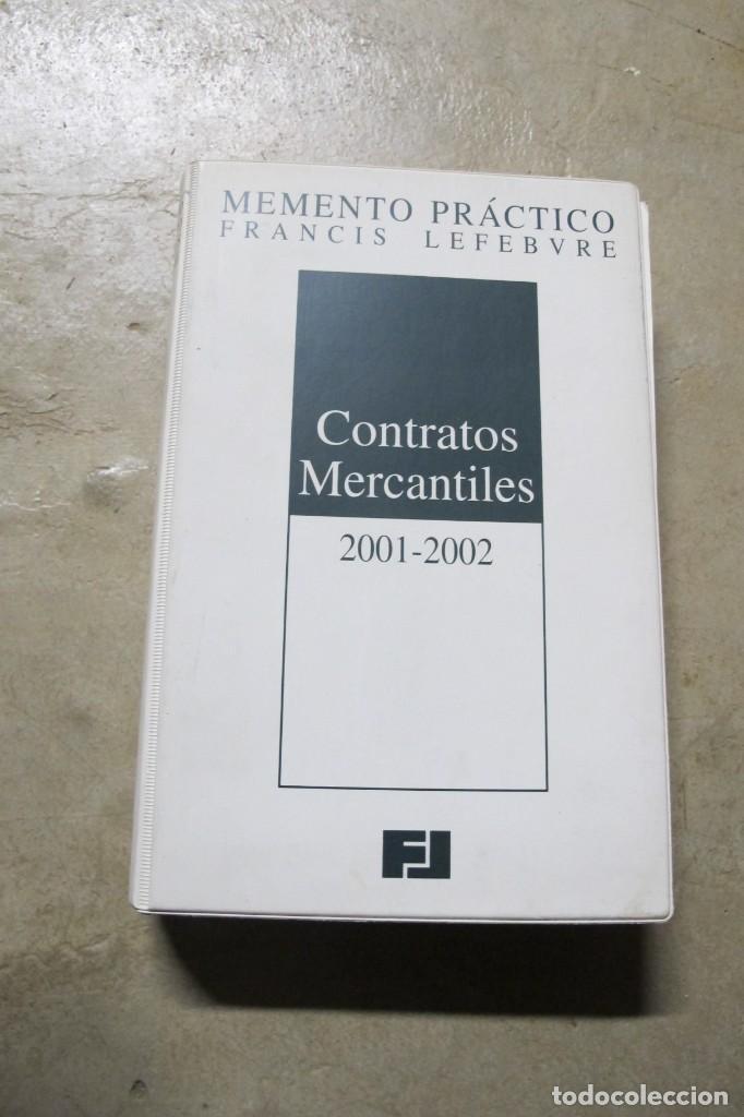 Libros: MEMENTO PRACTICO FRANCIS LEFEBVRE. CONTRATOS MERCANTILES 2001-2002. - Foto 1