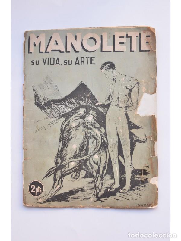 Libros: Manolete, su vida y su arte - AGUILAR DE SERRA, J.