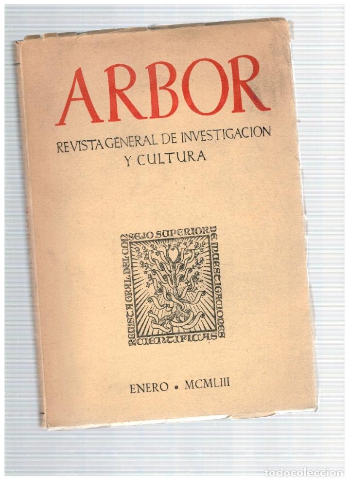 Libros: Arbor 85 enero MCMLIII - vvaa - Foto 1