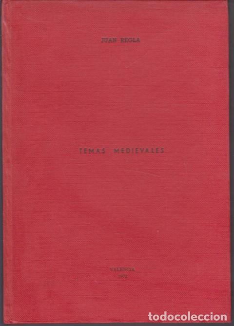 Libros: TEMAS MEDIEVALES - JUAN REGL&Aacute; - Foto 1
