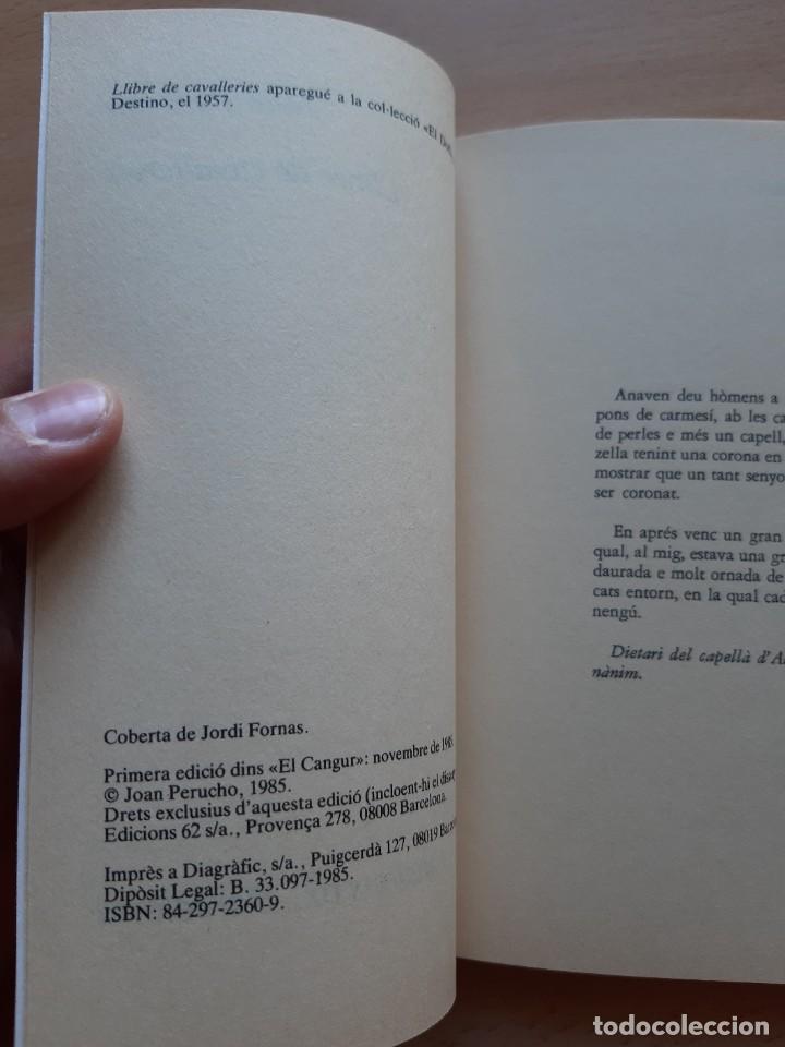 Libros: LLIBRE DE CAVALLERIES DE JOAN PERUCHO (EDICIONS 62) - Foto 3
