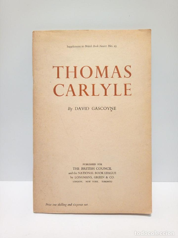 Libros: GASCOYNE, David - Thomas Carlyle - Foto 1
