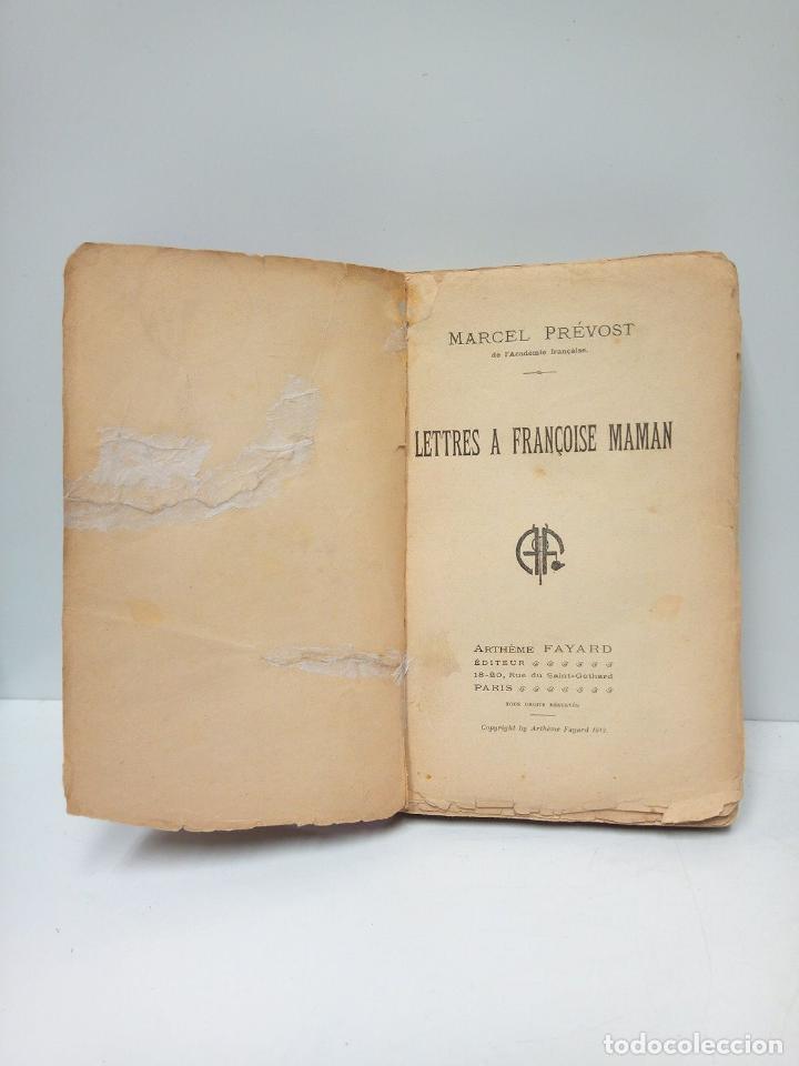 Libros: PR&Eacute;VOST, Marcel - Lettres a Fran&ccedil;oise Maman - Foto 2