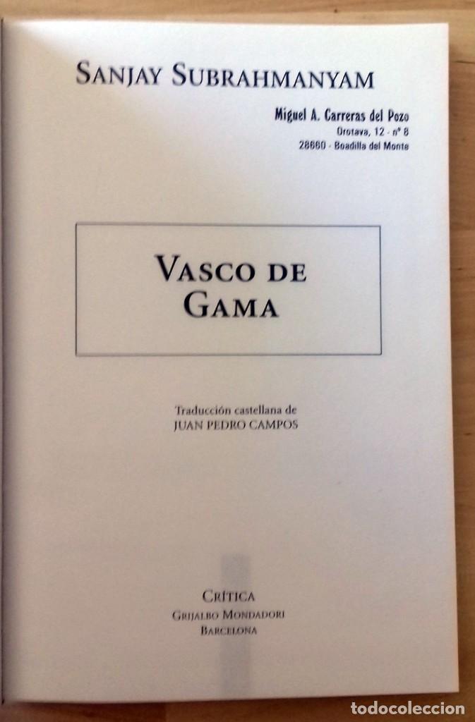 Libros: Sanjay Subrahmanyam - VASCO DE GAMA - Foto 3