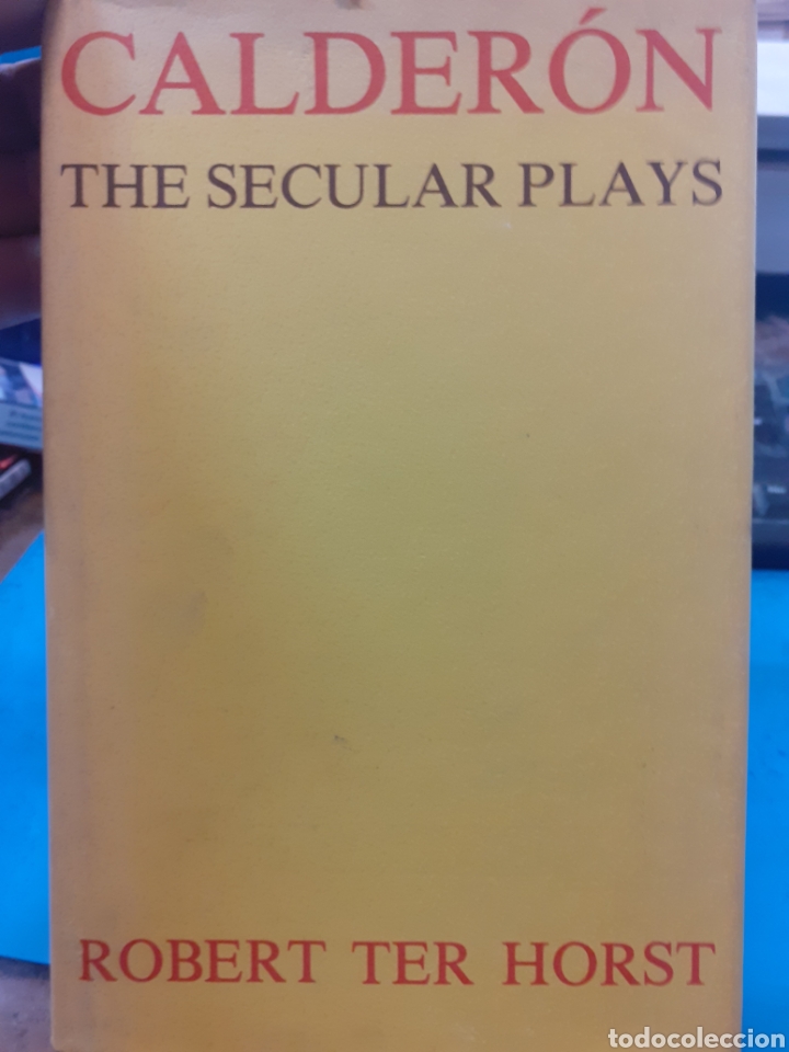 Libros: CALDERON. The secular plays - TER HORST,Robert - Foto 1