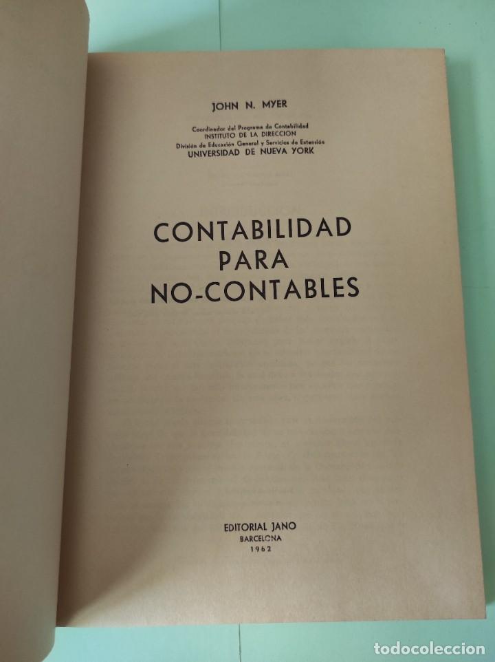 Libros: CONTABILIDAD PARA NO CONTABLES - John N. Myer - Foto 2
