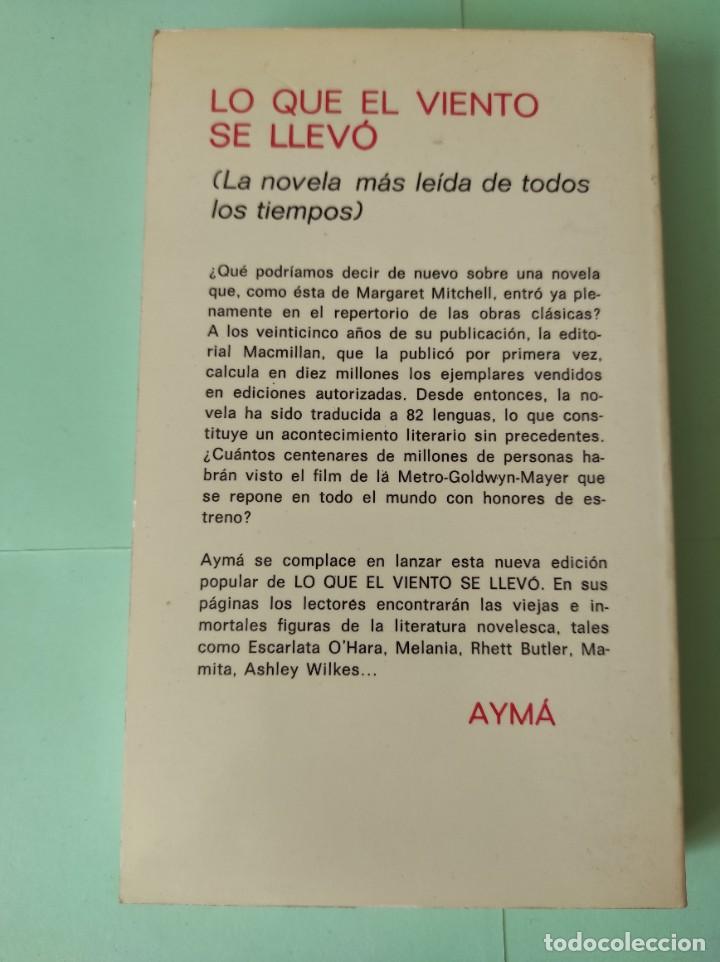 Libros: LO QUE EL VIENTO SE LLEV&Oacute; (TOMO 1 y 2) - Margaret Mitchell - Foto 2