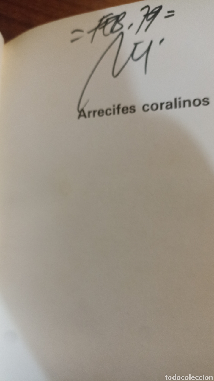 Libros: Arrecifes coralinos a&ntilde;o 1978 - Foto 2