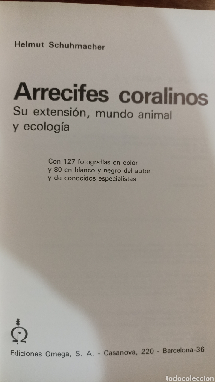 Libros: Arrecifes coralinos a&ntilde;o 1978 - Foto 3