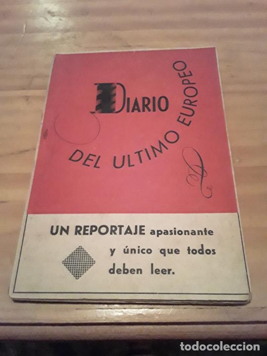 books: DIARIO DEL ULTIMO EUROPEO.CATO.96 PAGINAS.