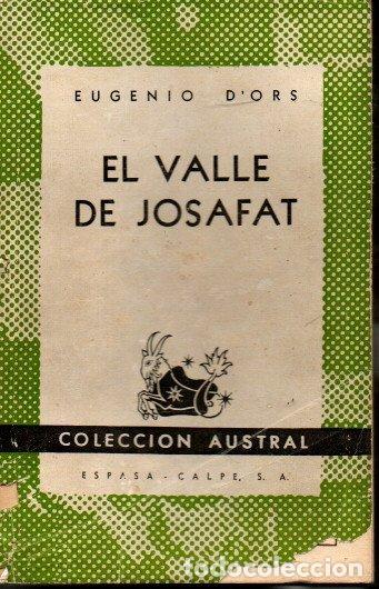 Libros: EL VALLE DE JOSAFAT. - DORS, Eugenio. - Foto 1