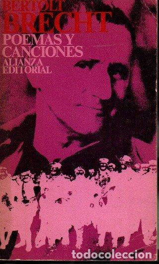 Libros: POEMAS Y CANCIONES. - BRECHT, Bertold. - Foto 1