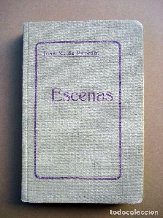 Libros: Escenas. - Pereda, Jos&eacute; M. de. - Foto 1