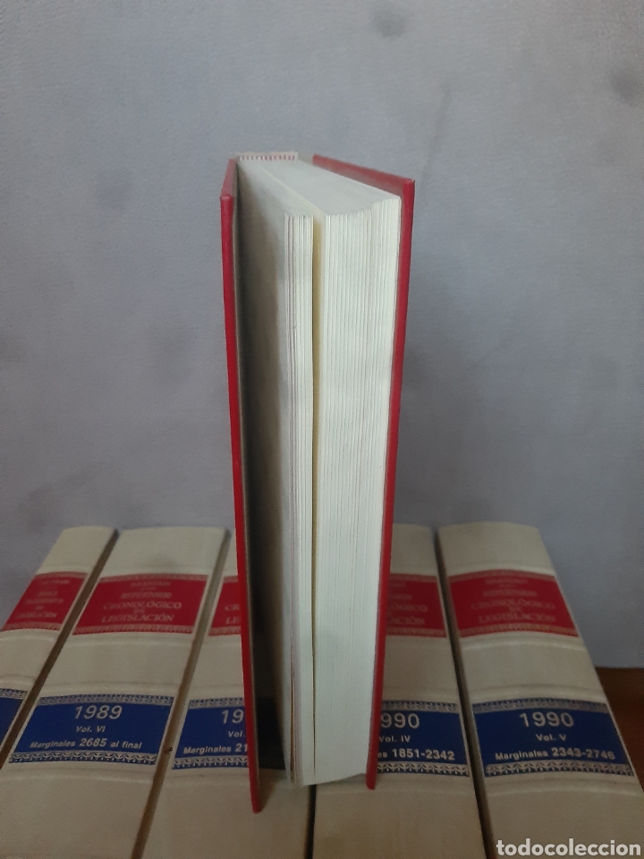 Libros: Libro Indice Progresivo de Legislaci&oacute;n 1989 -Aranzadi- - Foto 4