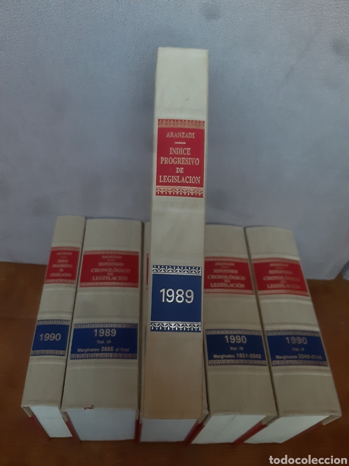 Libros: Libro Indice Progresivo de Legislaci&oacute;n 1989 -Aranzadi- - Foto 1